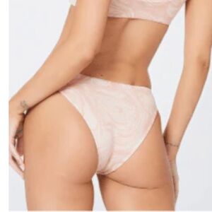 L*Space Swim Shimmer All Swirled Up Camacho‎ Bikini Bottom Classic, Large, NWT